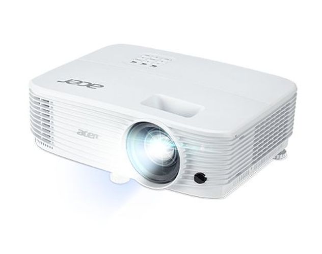 Acer Basic P1157i videoproiettore Proiettore a raggio standard 4500 ANSI lumen DLP SVGA (800x600) Compatibilità 3D Bianco [MR.JUQ11.001]