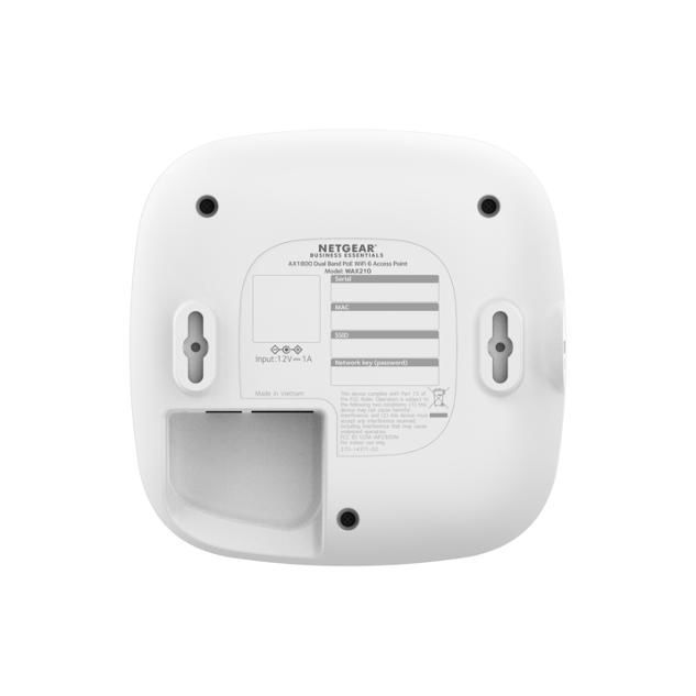 NETGEAR WAX210 1800 Mbit/s Bianco Supporto Power over Ethernet (PoE) [WAX210-100EUS]