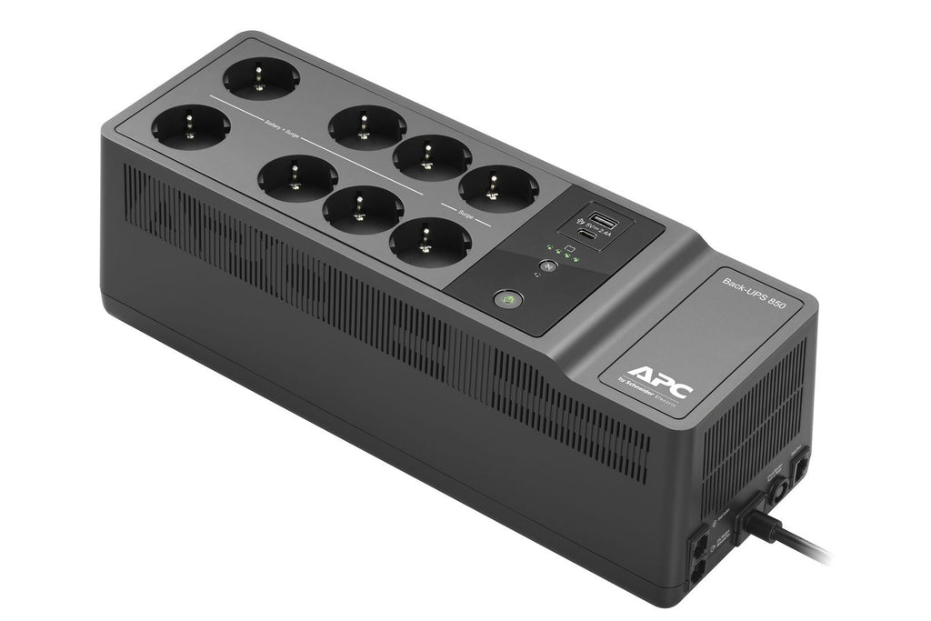 APC BE850G2-GR gruppo di continuità (UPS) Standby (Offline) 0,85 kVA 520 W 8 presa(e) AC [BE850G2-GR]