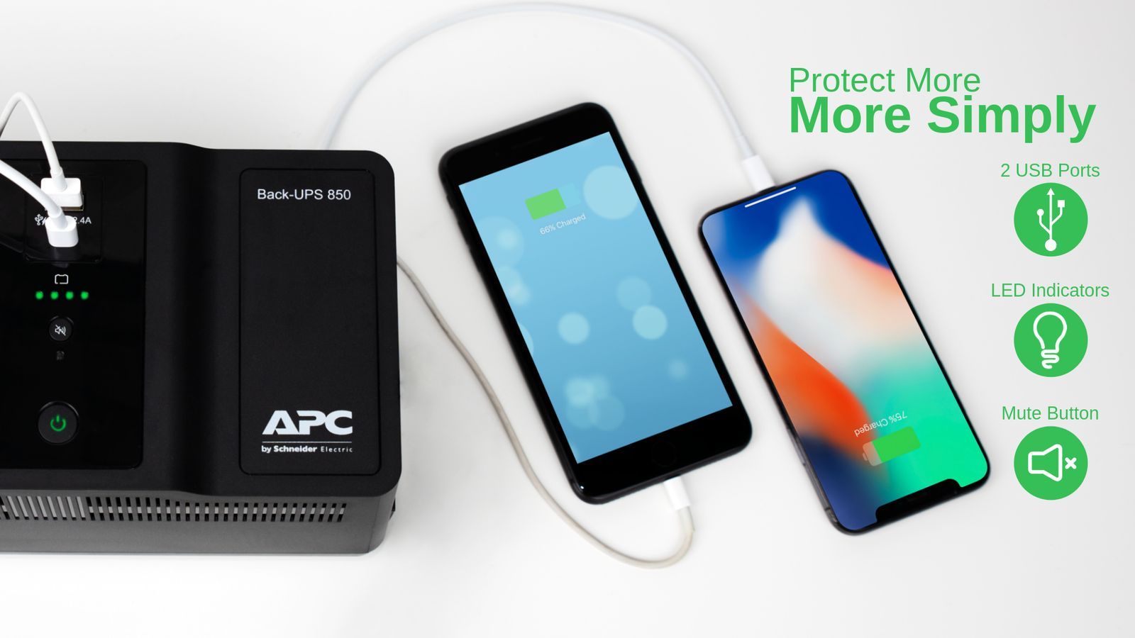 APC BE850G2-GR gruppo di continuità (UPS) Standby (Offline) 0,85 kVA 520 W 8 presa(e) AC [BE850G2-GR]