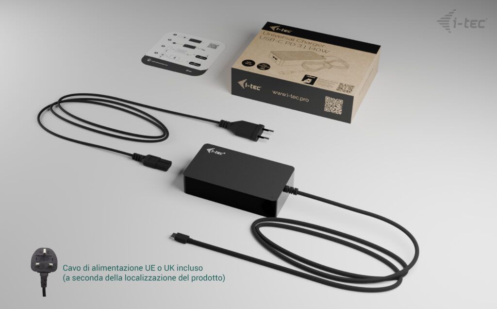 i-tec Universal Charger USB-C PD 3.1 140 W [CHARGER-C140W]