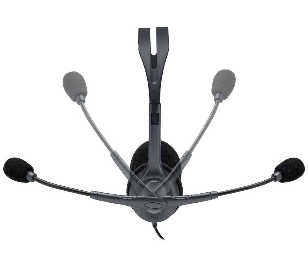 Logitech 981-000593 cuffia e auricolare Cablato A Padiglione Ufficio Grigio [981-000593]