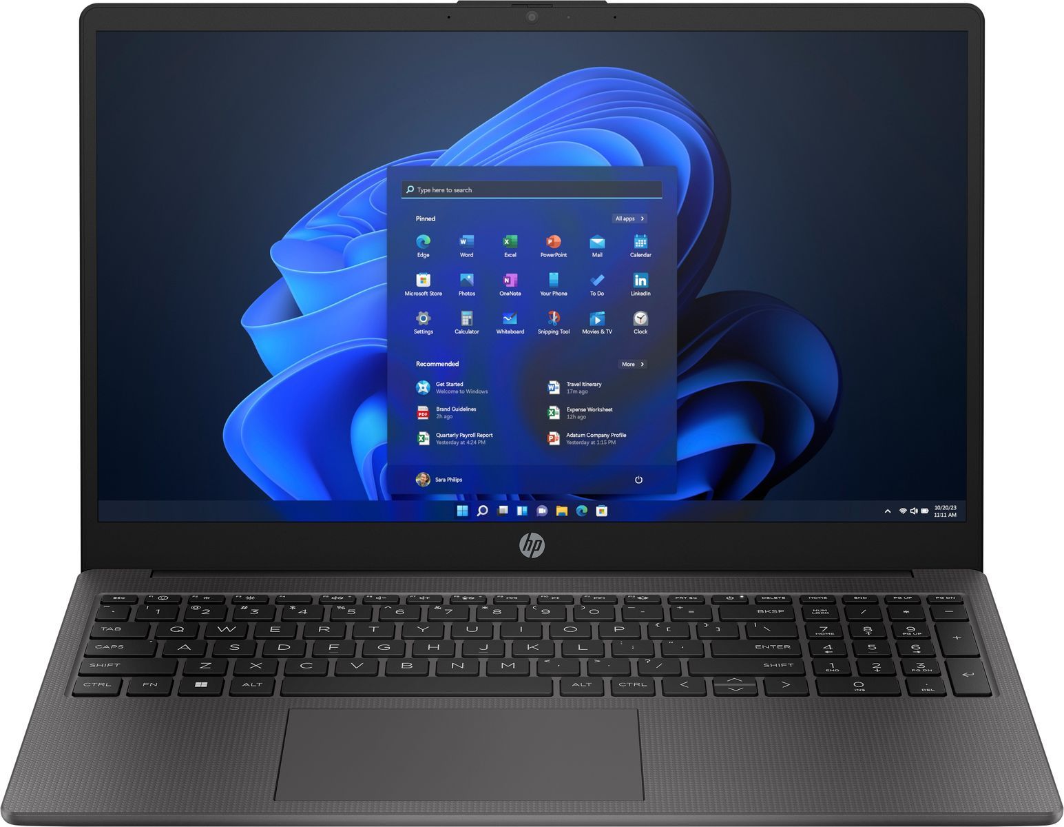 HP 255 G10 AMD Ryzen 5 7520U Computer portatile 39,6 cm (15.6") Full HD 8 GB DDR4-SDRAM 256 GB SSD Wi-Fi 6 (802.11ax) Windows 11 Home Argento [8A669EA#ABZ]