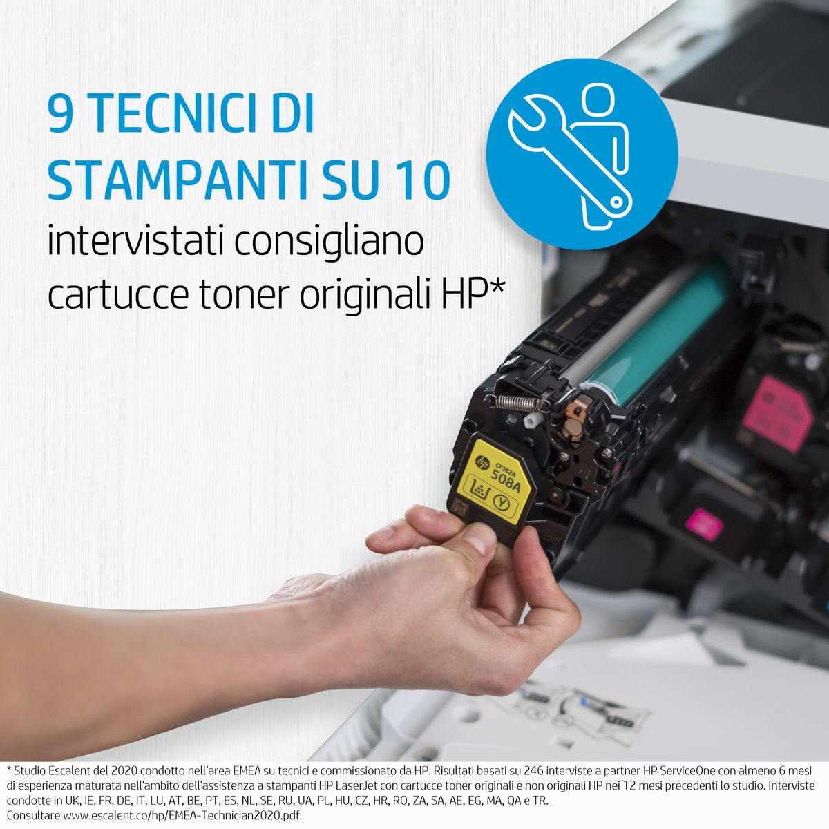 HP Cartuccia Toner ciano originale LaserJet 508A [CF361A]
