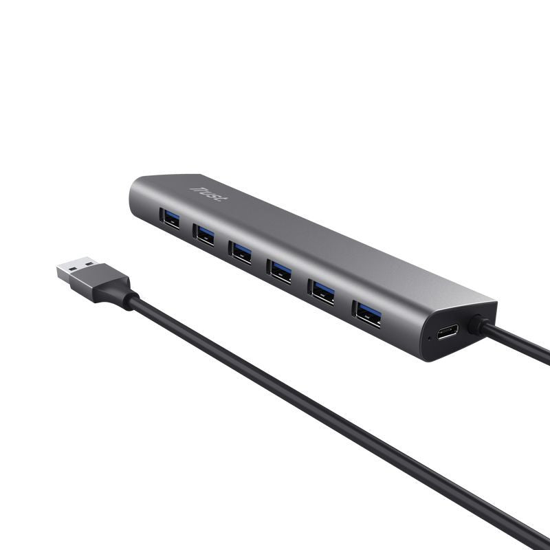 Trust Halyx USB 3.2 Gen 1 (3.1 Gen 1) Type-A 5000 Mbit/s Argento [24967]