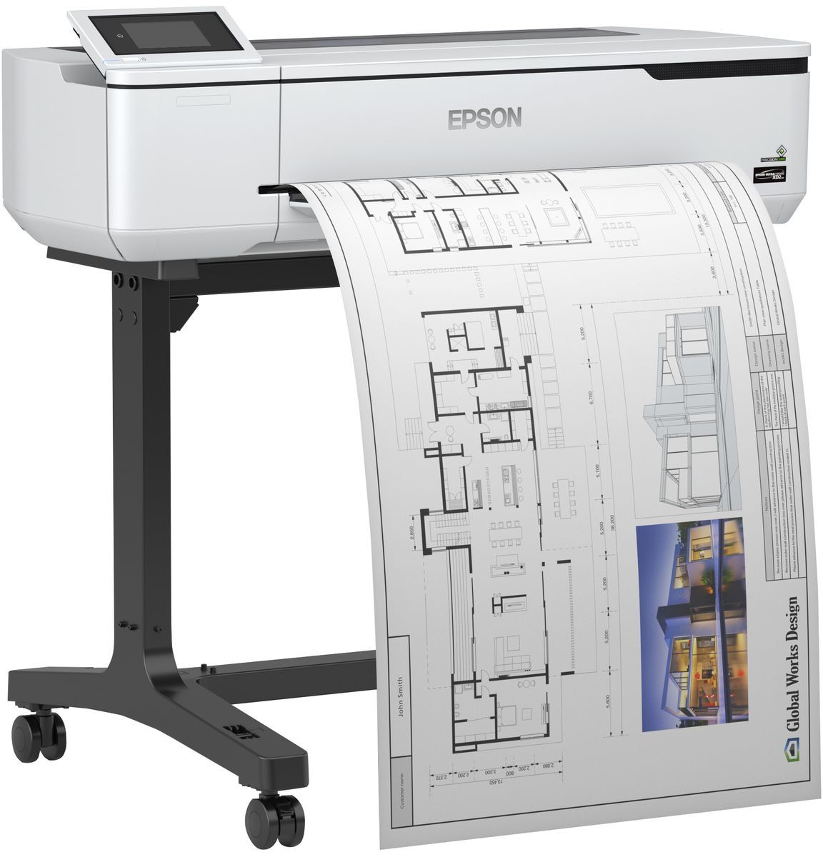 Epson SureColor SC-T3100 - Wireless Printer (with stand) [C11CF11302A0]