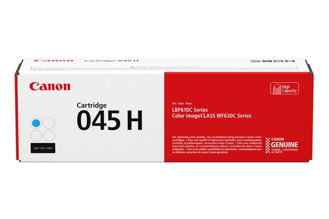 Canon 045 H cartuccia toner 1 pz Originale Ciano [1245C002]