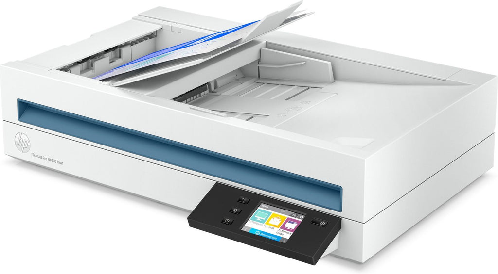 HP Scanjet Pro N4600 fnw1 Scanner piano e ADF 1200 x 1200 DPI A5 Bianco - Scatola aperta [20G07A#B19]