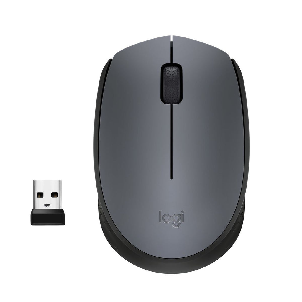 Logitech M170 Grey-K mouse Ufficio Ambidestro RF Wireless Ottico 1000 DPI [910-004642]
