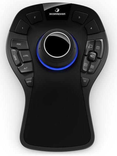 3Dconnexion SpaceMouse Pro USB Nero, Grigio [3DX-700040]