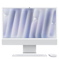 Apple iMac 24"Retina Display 4,5K, Chip M4 con CPU 8core, GPU 8core, 16GB, 256GB SSD, Argento [MWUC3T/A]