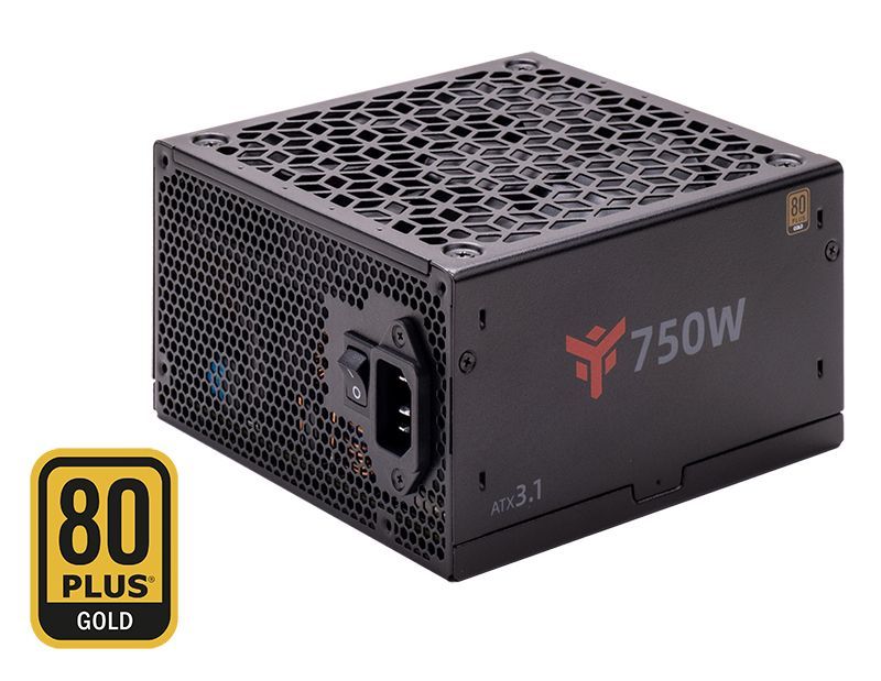 ITEK ALIMENTATORE, 750W,80PLUS GOLD, ATX 3.1, FDB FAN, COND GIAPPONESI, MODULARE [ITPSEGBI750]