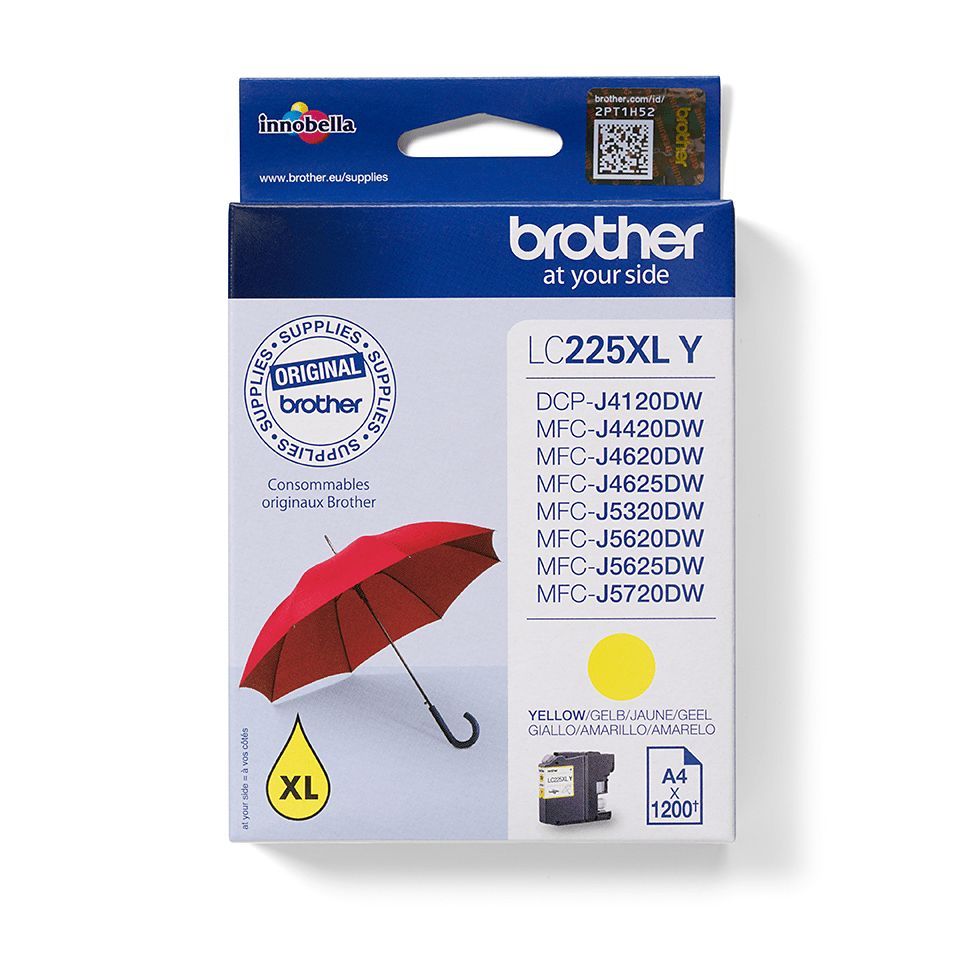 Brother LC225XLY cartuccia d'inchiostro 1 pz Originale [LC225XLY]