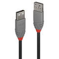 Lindy 36703 cavo USB 2 m USB 2.0 USB A Nero, Grigio [LINDY36703]