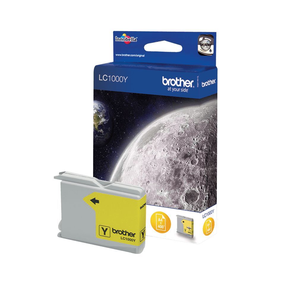 Brother LC1000Y cartuccia d'inchiostro 1 pz Originale Giallo [LC1000Y]