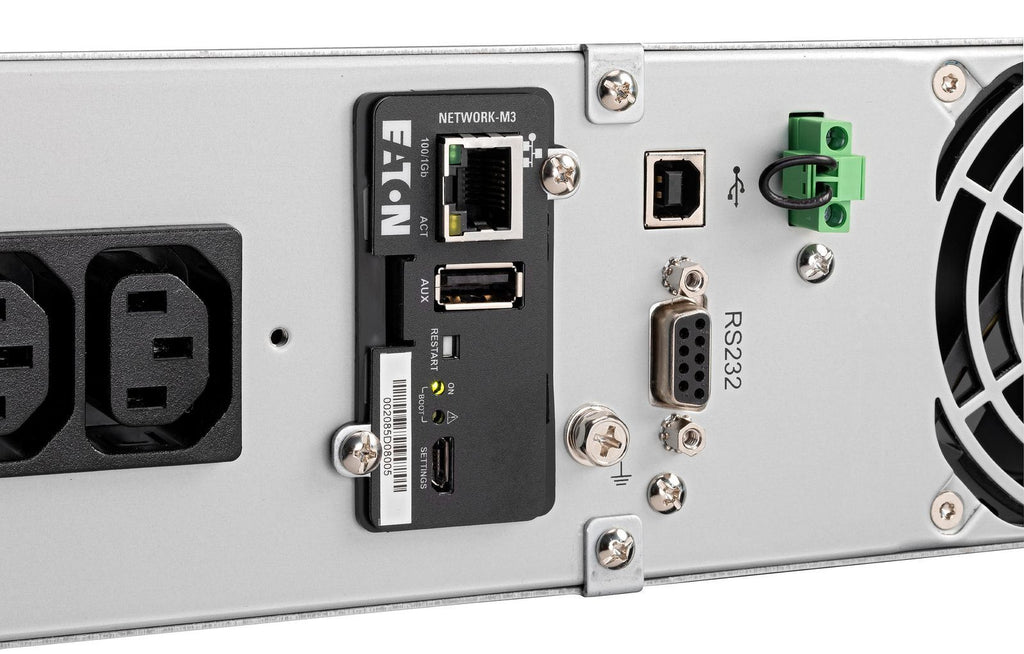 Eaton 9E3000IR gruppo di continuità (UPS) Doppia conversione (online) 3 kVA 2700 W 7 presa(e) AC [9E3000IR]