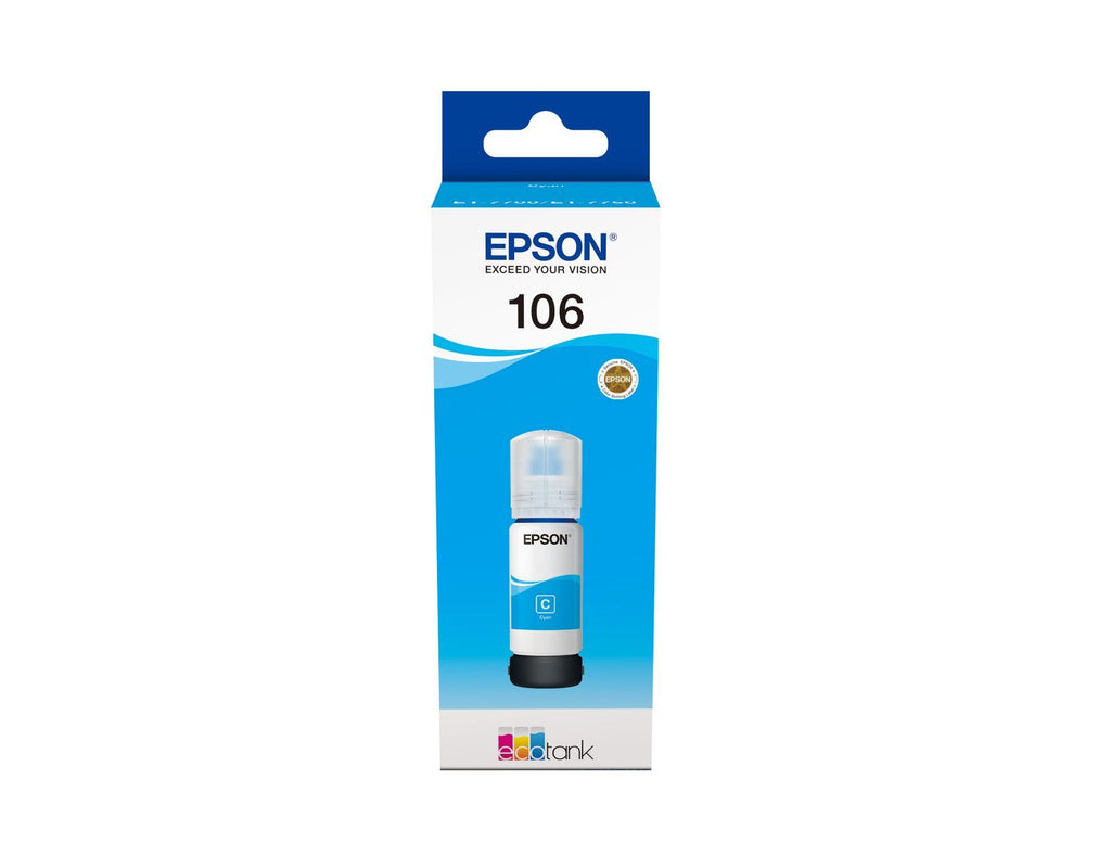 Epson 106 EcoTank Cyan ink bottle [C13T00R240]
