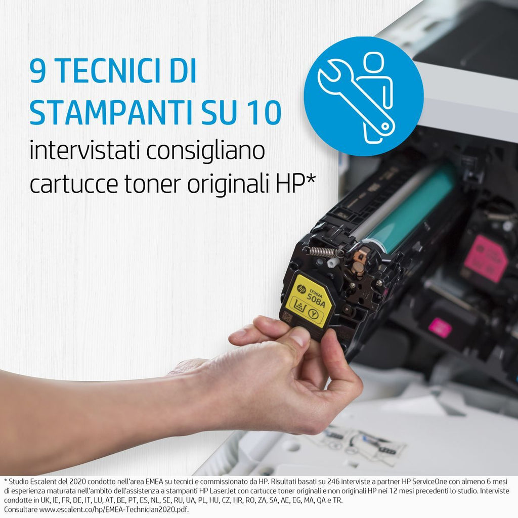 HP Cartuccia Toner giallo originale ad alta capacità LaserJet 508X [CF362X]