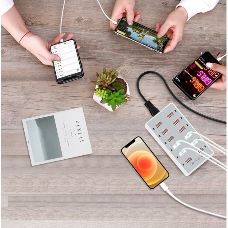 New Majestic 770532 WH Caricabatterie per dispositivi mobili Computer portatile, Smartphone, Tablet Bianco USB Interno [770532WH]