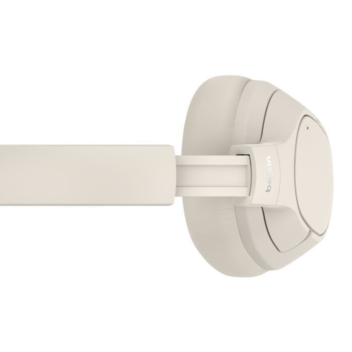 Belkin AUD008HQSA cuffia e auricolare Cuffie Wireless A Padiglione Musica e Chiamate USB tipo-C Bluetooth Sabbia [AUD008HQSA]
