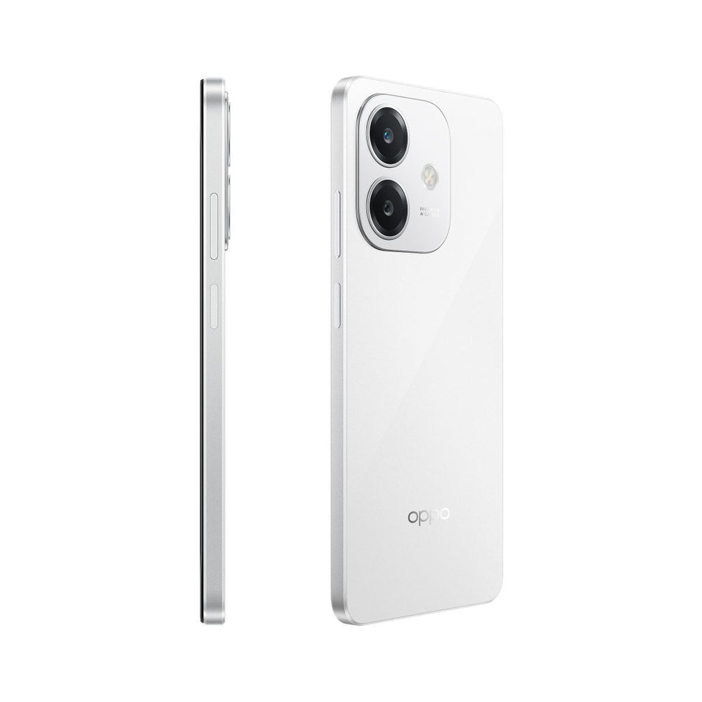 OPPO A40 Smartphone, Fotocamera AI 50MP, Selfie 5MP, Display 6.67 90HZ LCD HD+, 5100mAh, RAM 12 GB (6+6) + ROM 128GB, IP54, [Versione Italia], Starlight White [110010347453]