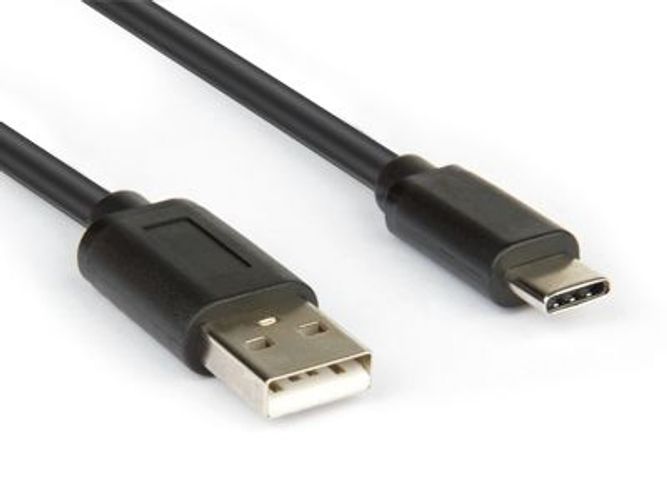 Hamlet XCU2A-UC-MM10 cavo USB 1 m USB 2.0 USB A USB C Nero [XCU2A-UC-MM10]