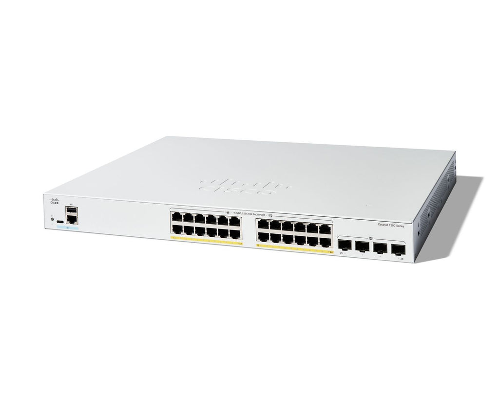 Cisco C1200-24FP-4G switch di rete Gestito L2/L3 Gigabit Ethernet (10/100/1000) Bianco [C1200-24FP-4G]