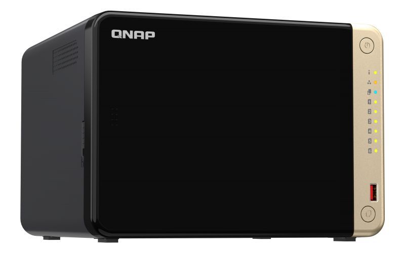 QNAP TS-664 NAS Tower Intel Celeron N5095 8 GB DDR4 0 TB QNAP QTS Nero [TS-664-8G]