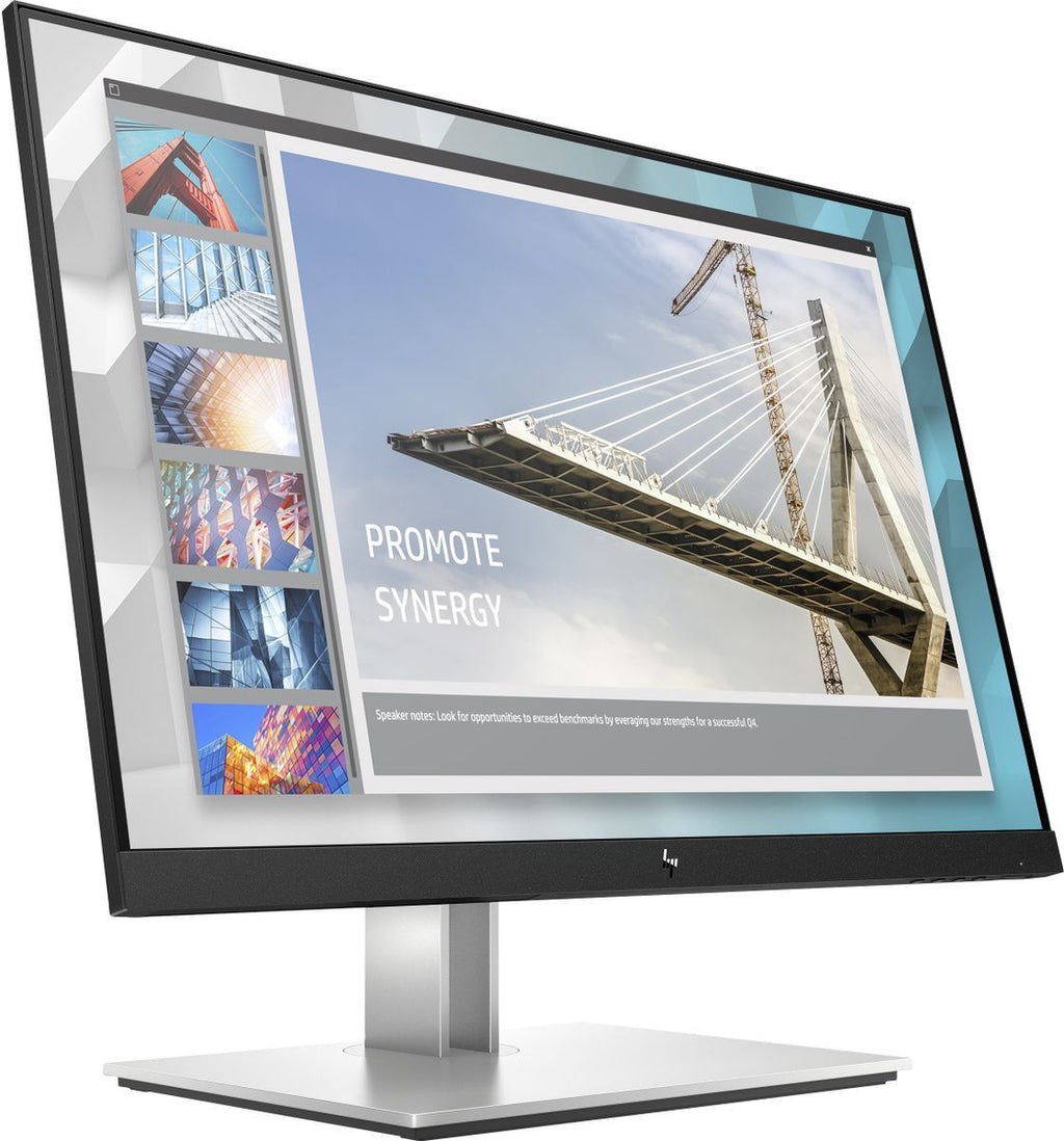 HP E-Series E24i G4 Monitor PC 61 cm (24") 1920 x 1200 Pixel WUXGA Nero, Argento [9VJ40AA#ABB]