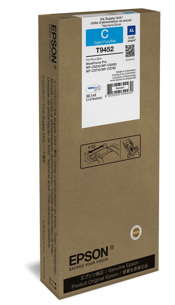 Epson WF-C5xxx Series Ink Cartridge XL Cyan [C13T945240]