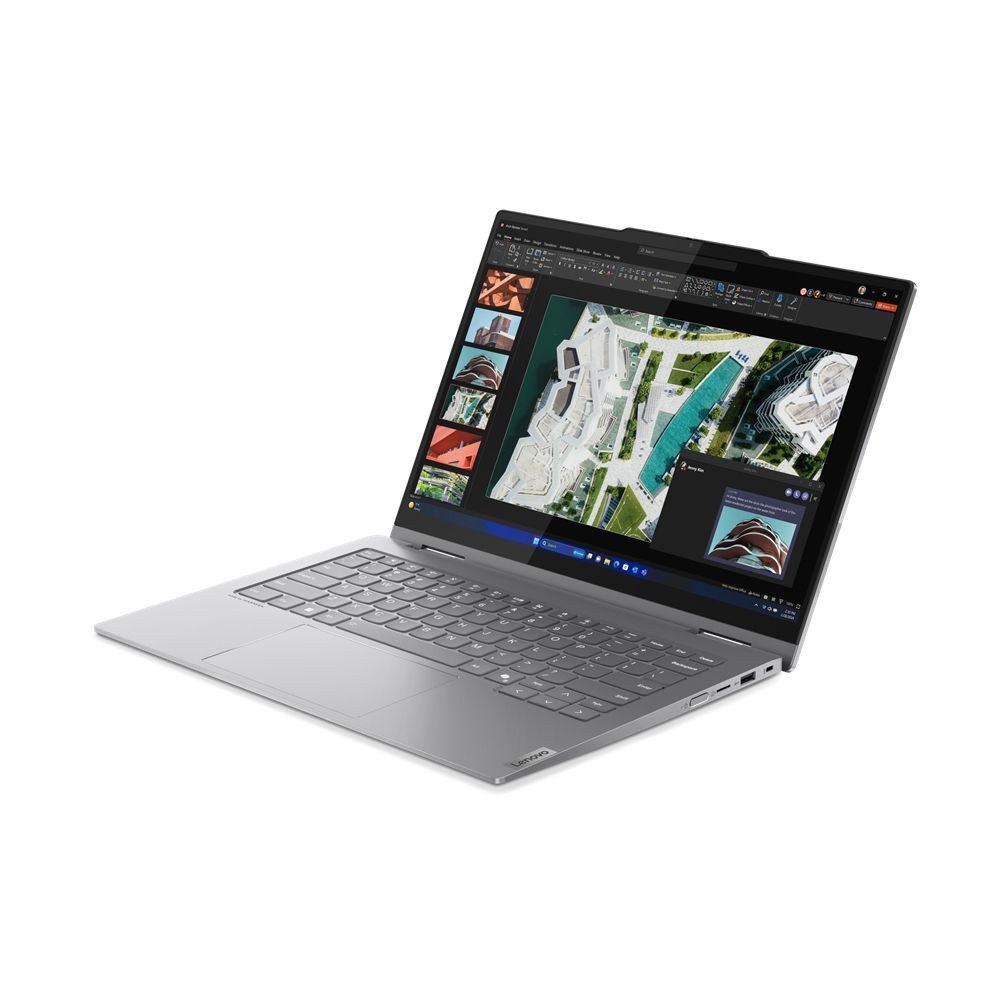 Lenovo ThinkBook 14 Intel Core Ultra 7 155U Ibrido (2 in 1) 35,6 cm (14") Touch screen WUXGA 16 GB DDR5-SDRAM 512 GB SSD Wi-Fi 6E (802.11ax) Windows 11 Pro Grigio [21MX0012IX]
