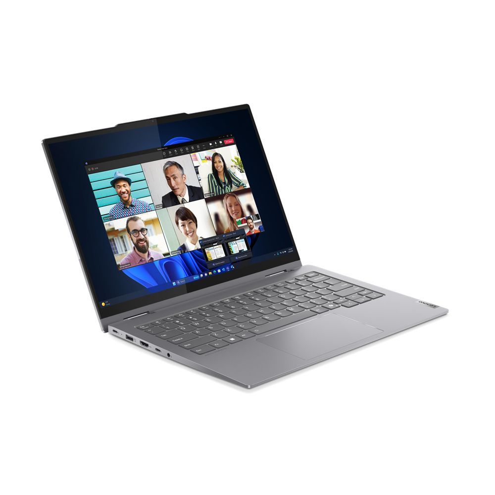 Lenovo ThinkBook 14 Intel Core Ultra 7 155U Ibrido (2 in 1) 35,6 cm (14") Touch screen WUXGA 16 GB DDR5-SDRAM 512 GB SSD Wi-Fi 6E (802.11ax) Windows 11 Pro Grigio [21MX0012IX]