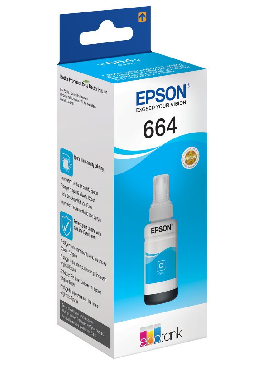 Epson Flacone inchiostro Ciano [C13T664240]