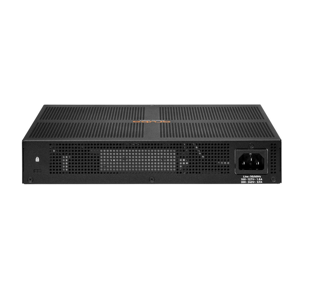 HPE Aruba Networking Aruba 6100 12G Class4 PoE 2G/2SFP+ 139W Gestito L3 Gigabit Ethernet (10/100/1000) Supporto Power over Ethernet (PoE) 1U Nero [JL679A#ABB]
