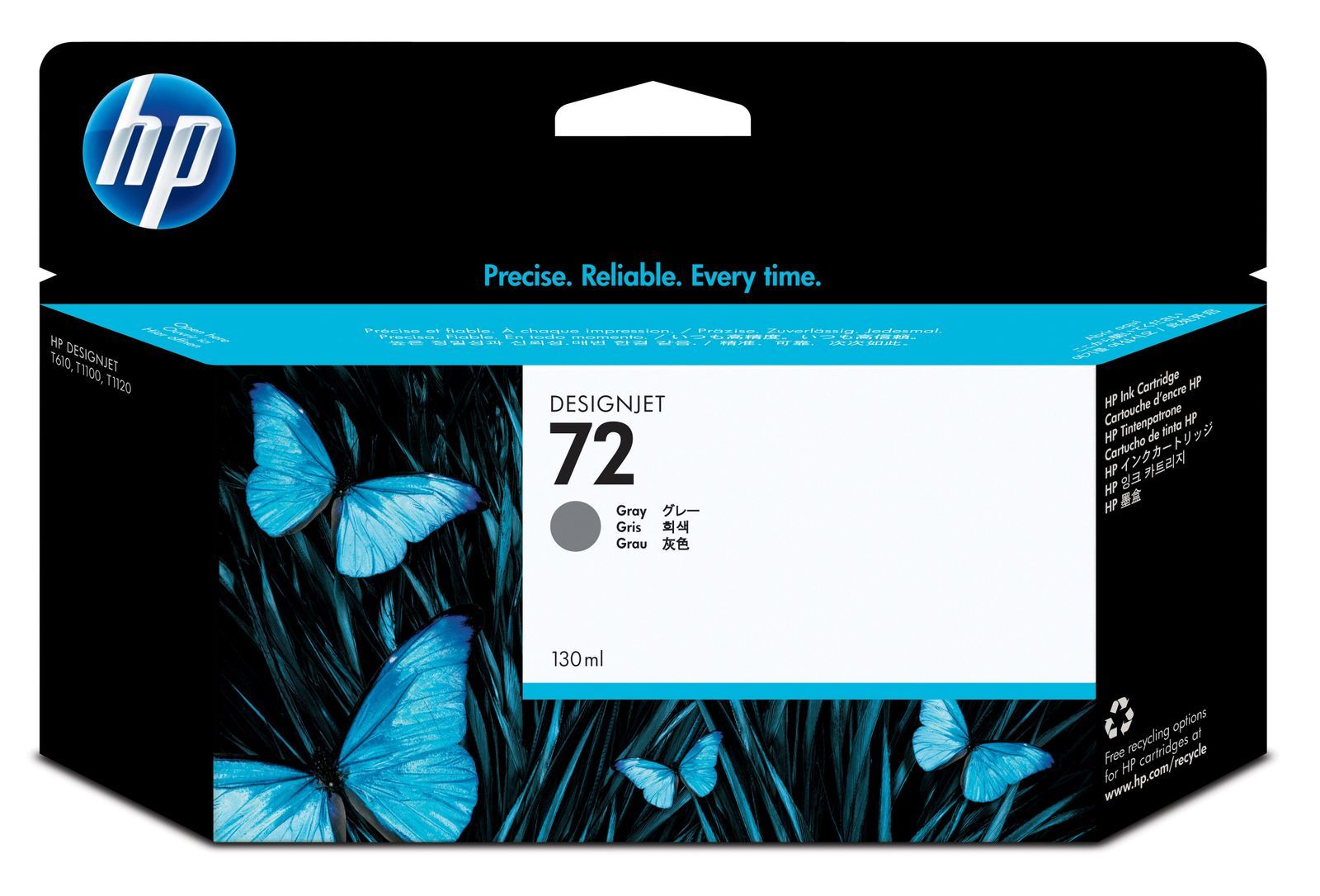 HP Cartuccia inchiostro grigio 72 da 130 ml [C9374A]