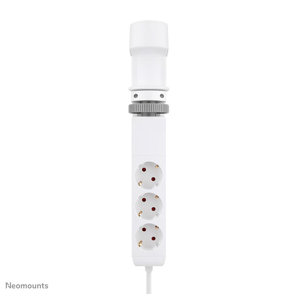 Neomounts DS22-840WH6 Multipresa da tavolo con morsetto e porte USB-C e USB-A - ricarica rapida [DS22-840WH6]