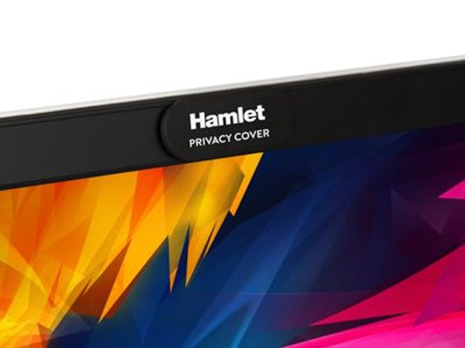 Hamlet HWCAMCV4 accessorio per webcam Copertura di protezione per privacy Nero [HWCAMCV4]