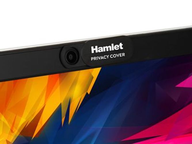 Hamlet HWCAMCV4 accessorio per webcam Copertura di protezione per privacy Nero [HWCAMCV4]