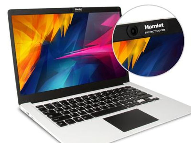 Hamlet HWCAMCV4 accessorio per webcam Copertura di protezione per privacy Nero [HWCAMCV4]