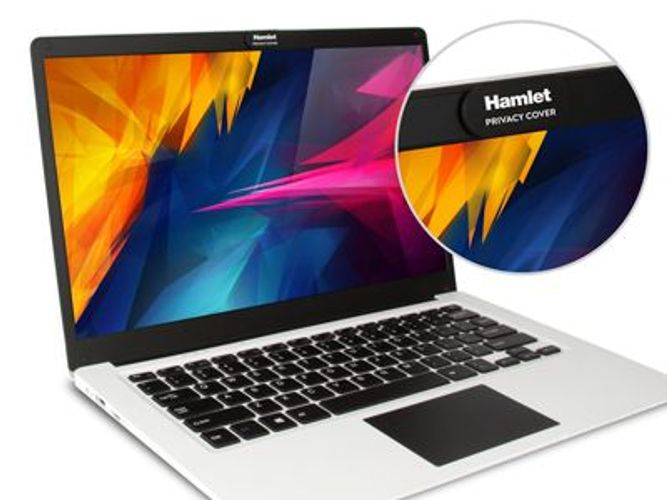 Hamlet HWCAMCV4 accessorio per webcam Copertura di protezione per privacy Nero [HWCAMCV4]