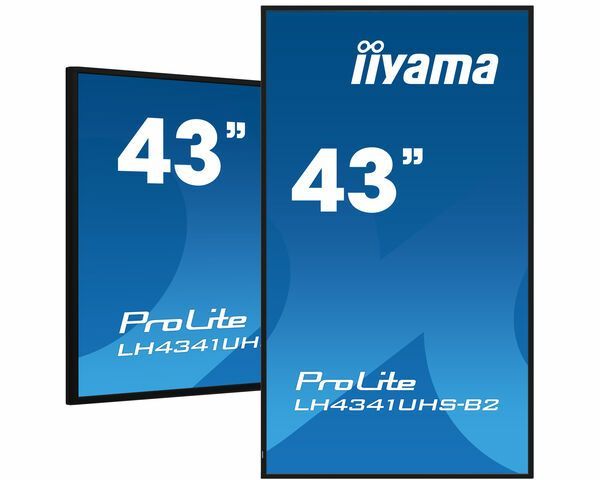 iiyama LH4341UHS-B2 visualizzatore di messaggi 108 cm (42.5") LCD 500 cd/m 4K Ultra HD Processore integrato Android 8.0 18/7 [LH4341UHS-B2]