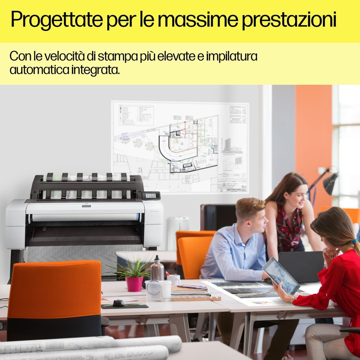 HP Designjet Stampante T1600 PostScript da 36 [3EK11A#B19]