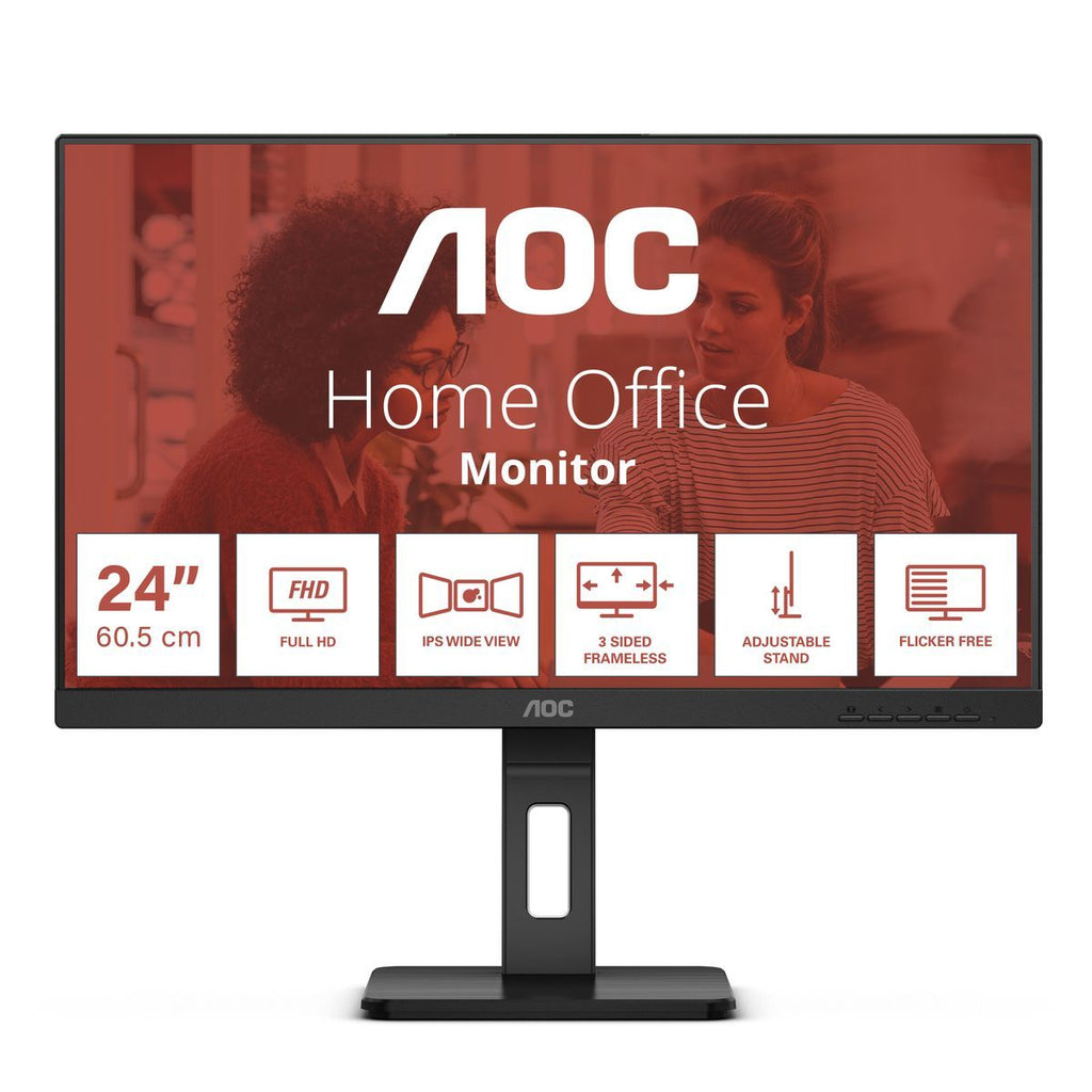 AOC E3 24E3QAF LED display 60,5 cm (23.8") 1920 x 1080 Pixel Full HD LCD Nero [24E3QAF]