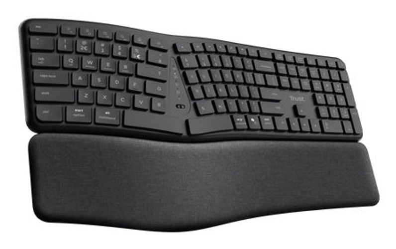 TRUST TASTIERA, KEYRA ERGO MULTI WIRELESS, IT [25706]
