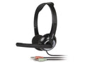 Hamlet Smart Headset cuffia per computer con microfono regolabile connesione jack 3.5mm [HHEADMJK]