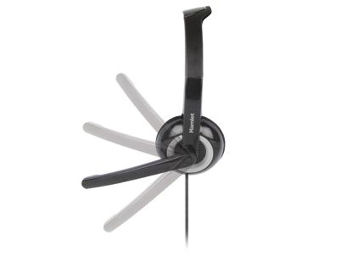 Hamlet Smart Headset cuffia per computer con microfono regolabile connesione jack 3.5mm [HHEADMJK]