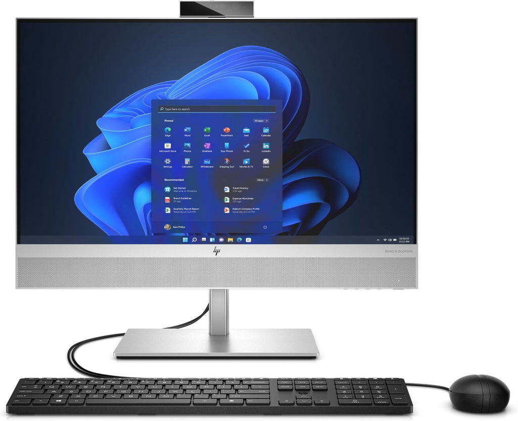 HP EliteOne 840 G9 Intel Core i7 i7-14700 60,5 cm (23.8") 1920 x 1080 Pixel PC All-in-one 16 GB DDR5-SDRAM 512 GB SSD Windows 11 Pro Wi-Fi 6E (802.11ax) Argento [99A48ET#ABZ]