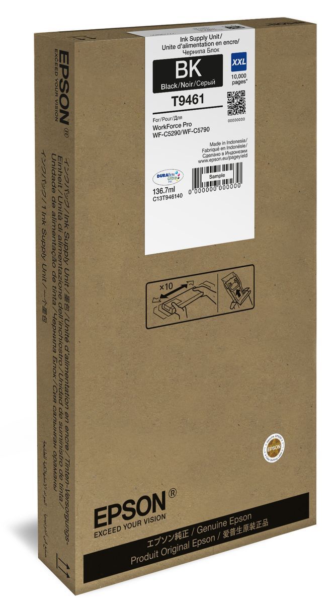 Epson WF-C5x90 Series Ink Cartridge XXL Black [C13T946140]