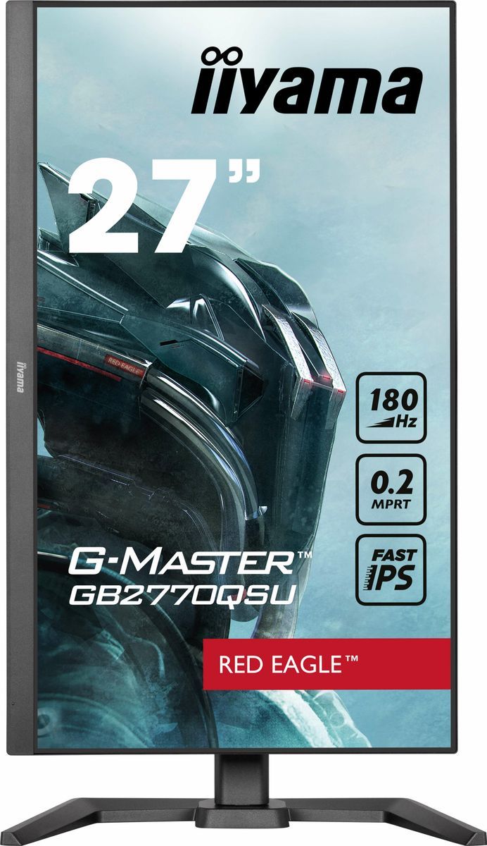 iiyama G-MASTER GB2770QSU-B6 Monitor PC 68,6 cm (27") 2560 x 1440 Pixel 2K Ultra HD LCD Nero [GB2770QSU-B6]