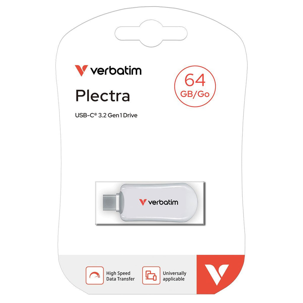 Verbatim 30228 unità flash USB 64 GB USB tipo-C 3.2 Gen 1 (3.1 Gen 1) Bianco [30228]